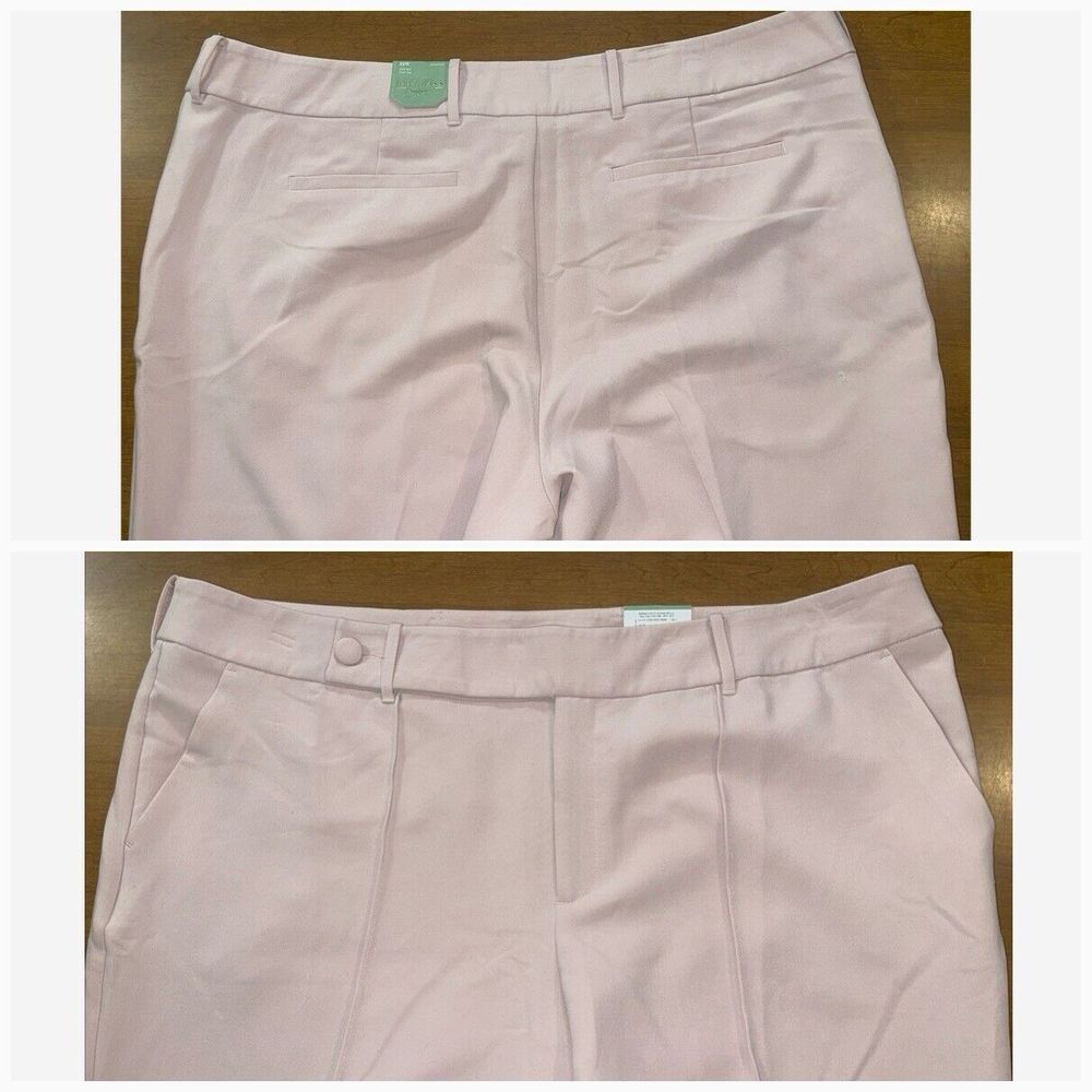 Ryegrass Pants‎ Women 22 Pale Rose Mid Rise Wide Leg Dressy Fancy Sophisticated - Picture 6 of 9